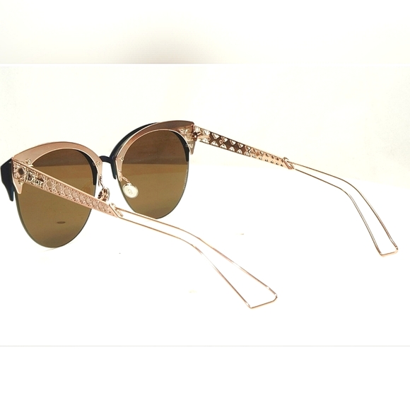 DIOR "DIORAMA CLUB" FBX/A4 55MM MATTE BLUE & PINK DESIGNER WOMEN'S SUNGLASSES - Picture 5 of 8